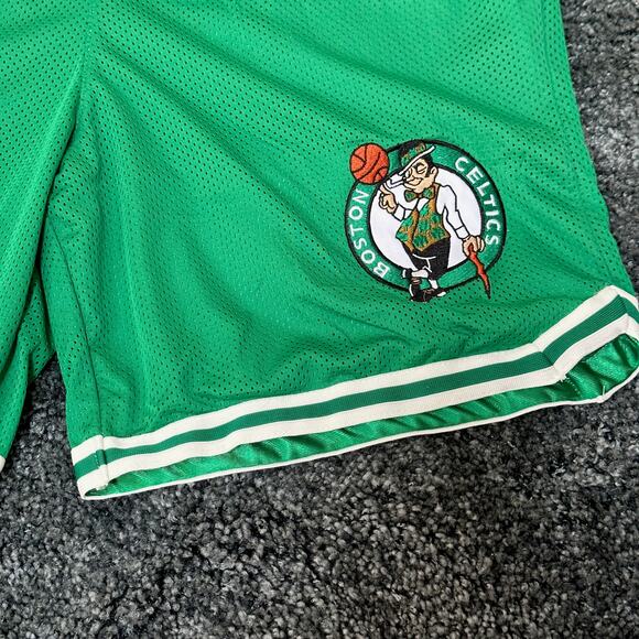 Mens Boston Celtics NBA Ultra Game Kelly Green King Court Player Shorts Medium - Picture 3 of 15